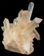 Tangerine Quartz Crystal Cluster - Madagascar #38955-2